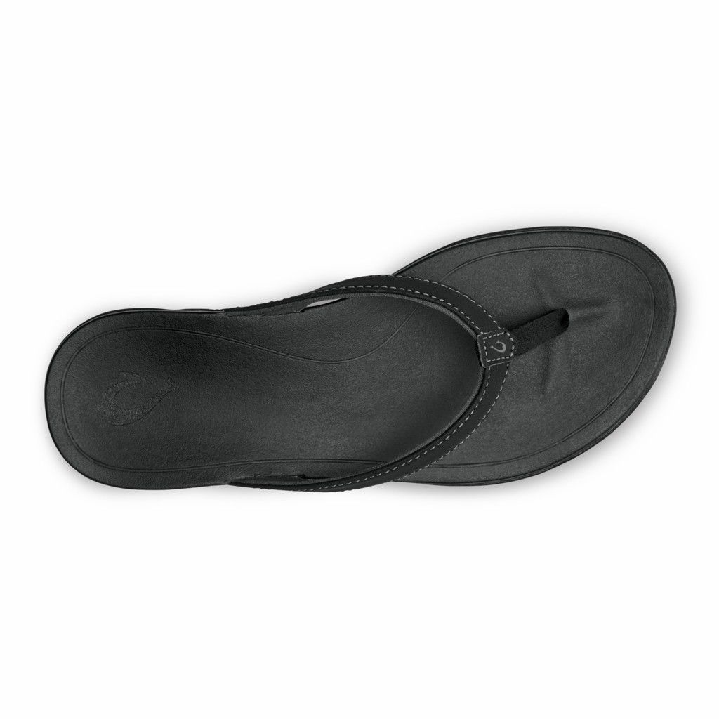 Sandalias Olukai Ho‘ōpio - Chanclas Mujer Negros 20357-248